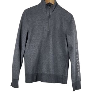 Michael‎ Kors 1/4 Zip Grey Pullover Jacket Sweatshirt Size Medium